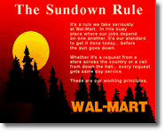 What is the Sundown Rule?